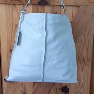 Furla White Bag with Sunflower and Elephant Design